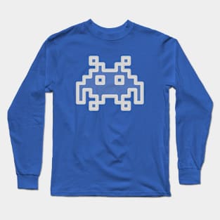 Alien Invader. Transparent. Long Sleeve T-Shirt